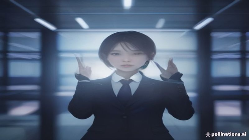 高三爱情故事短剧拍摄现场，男女主角在教学楼走廊对戏